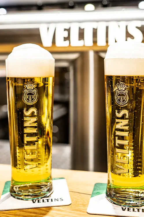 Veltins Relief Glas