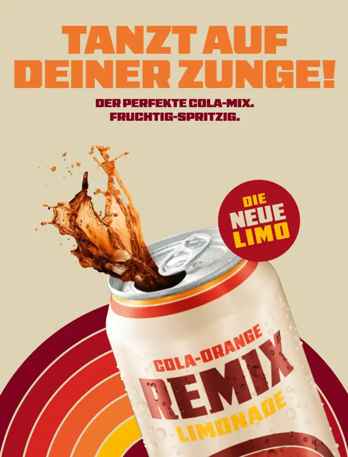 REMIX Cola-Orangenlimonade